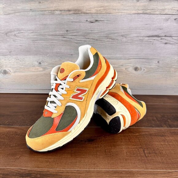 New Balance Other - New Balance 2002R Mens Size 13 Dried Apricot Infield Clay Dark Olivine U2002RPB